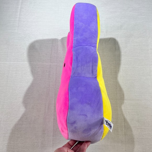 Peeps Stuffed Plush Multicolored Bunny - Picture 3 of 7